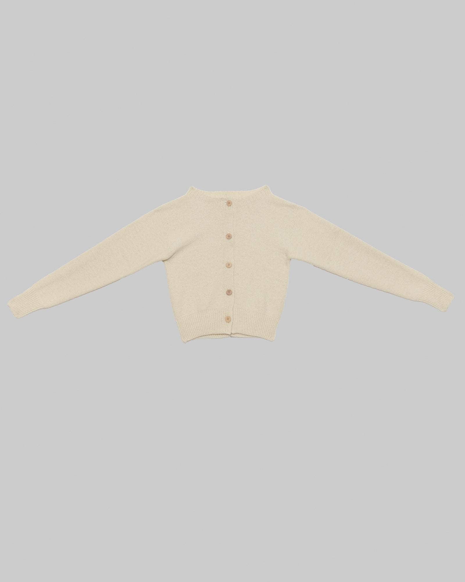 BASERANGE KNITTED TIER CARDIGAN