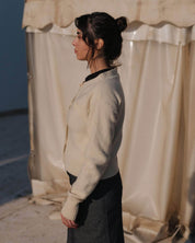 BASERANGE KNITTED TIER CARDIGAN