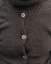 BASERANGE KNITTED TIER CARDIGAN