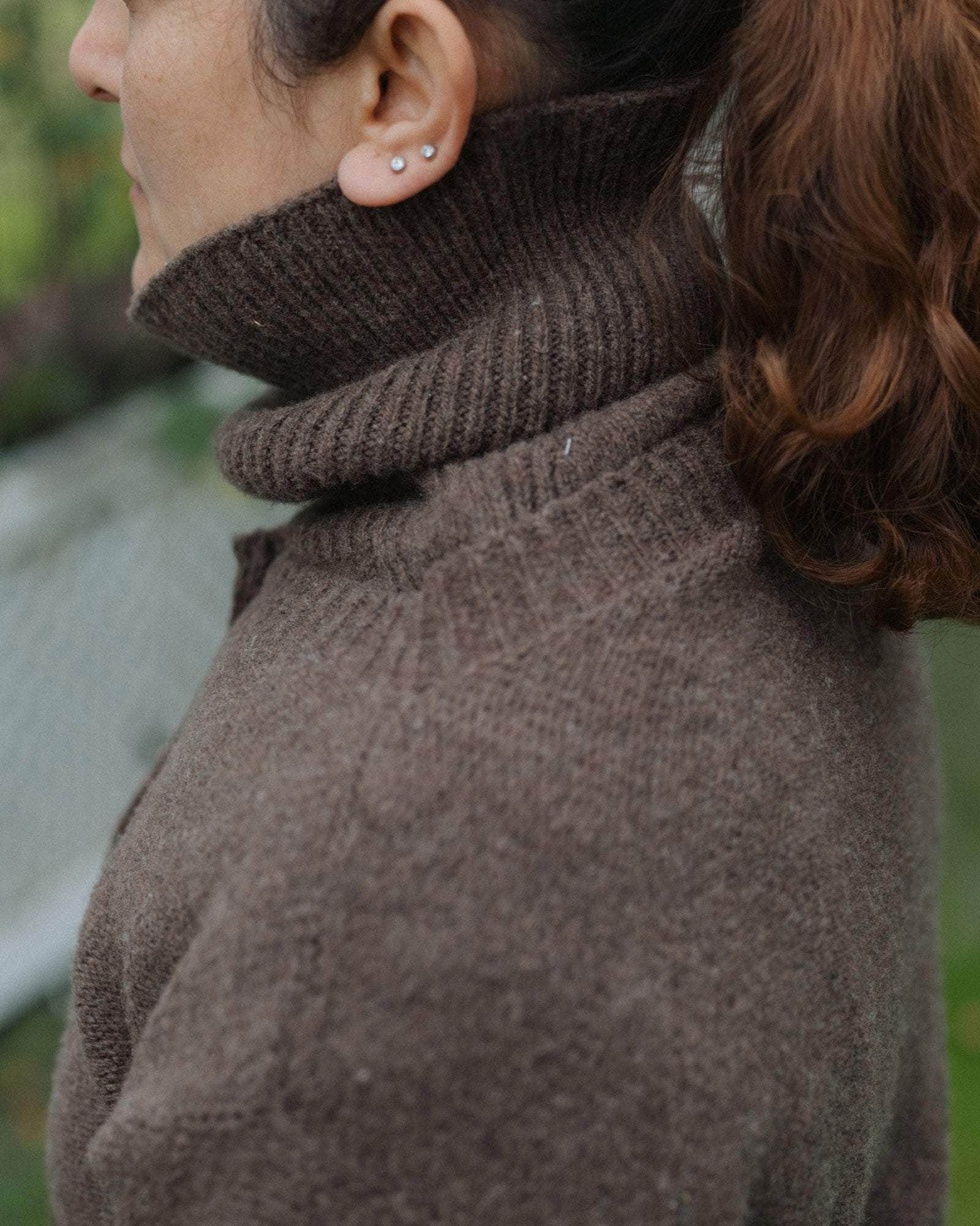 BASERANGE KNITTED TIER CARDIGAN