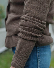 BASERANGE KNITTED TIER CARDIGAN