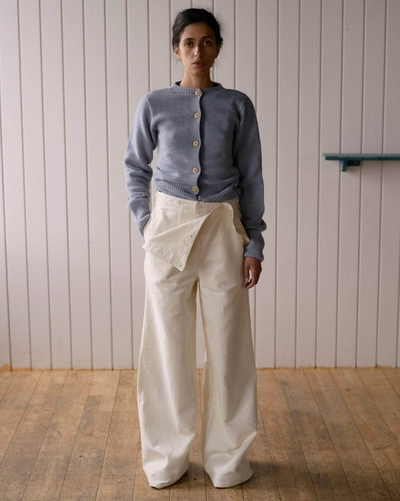 BASERANGE KNITTED TIER CARDIGAN