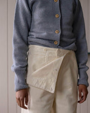 BASERANGE KNITTED TIER CARDIGAN