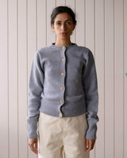 BASERANGE KNITTED TIER CARDIGAN