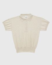 BASERANGE KNITTED TIER POLO SHORT SLEEVE