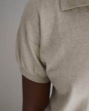 BASERANGE KNITTED TIER POLO SHORT SLEEVE