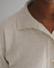 BASERANGE KNITTED TIER POLO SHORT SLEEVE