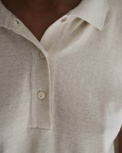 BASERANGE KNITTED TIER POLO SHORT SLEEVE