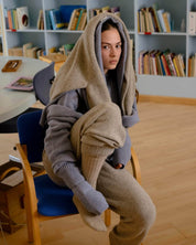 BASERANGE KNITTED TIER SWEATER