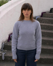 BASERANGE KNITTED TIER SWEATER