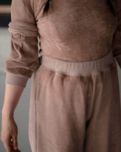 BASERANGE KNITTED TRE SWEATPANTS