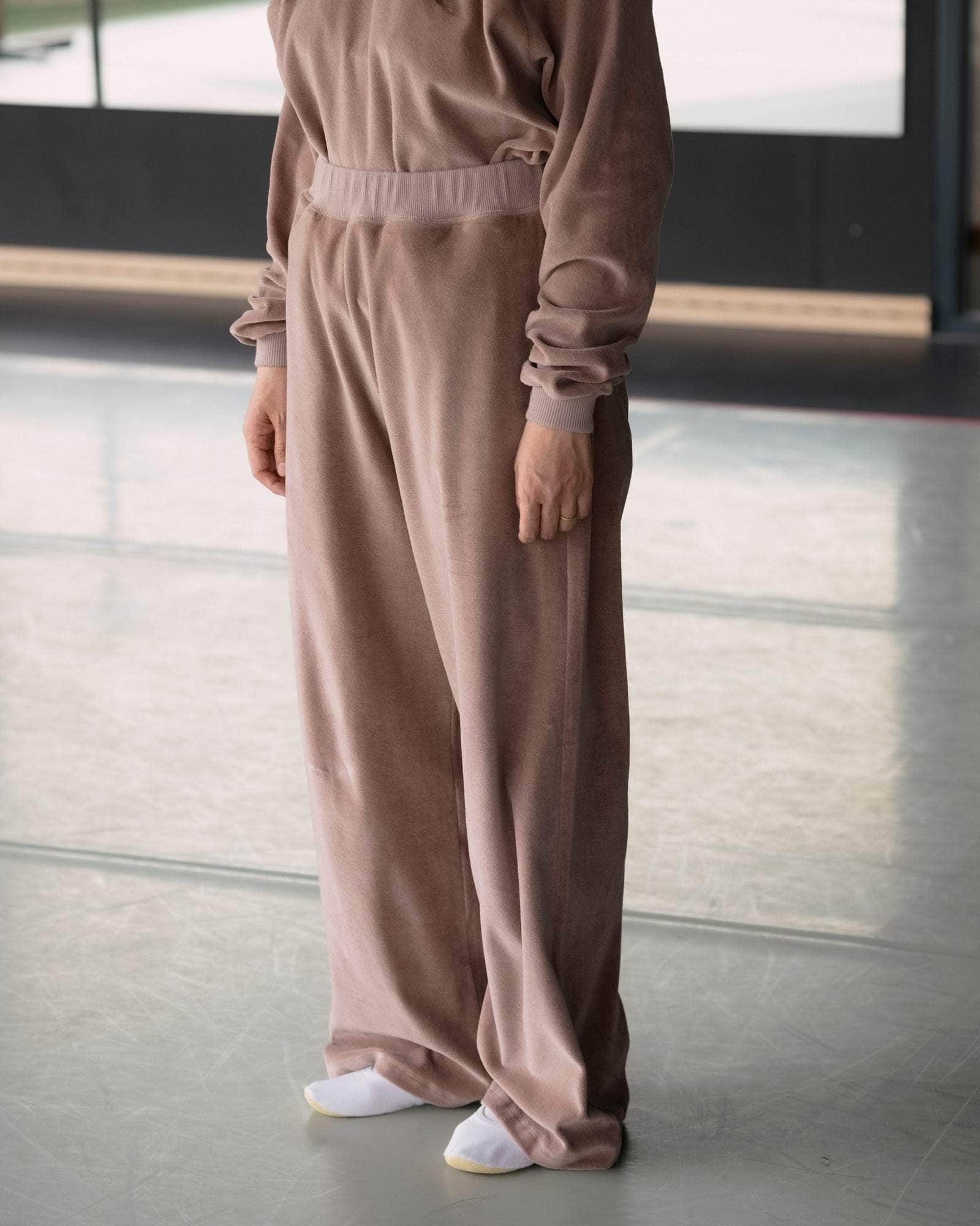 BASERANGE KNITTED TRE SWEATPANTS