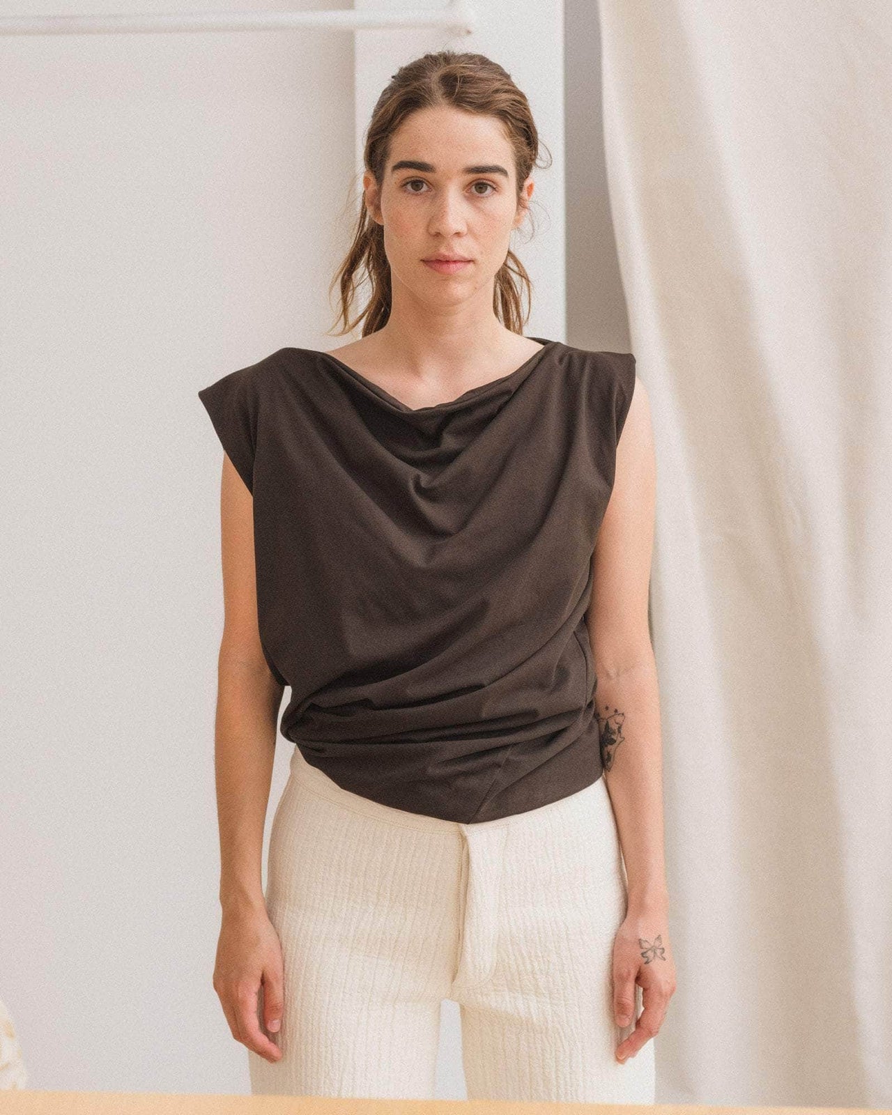 baserange débardeur turn - Jersey de coton régénératif