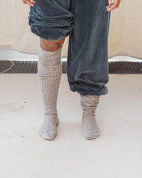 Twist Kniestrümpfe - GREY MELANGE / 36-39