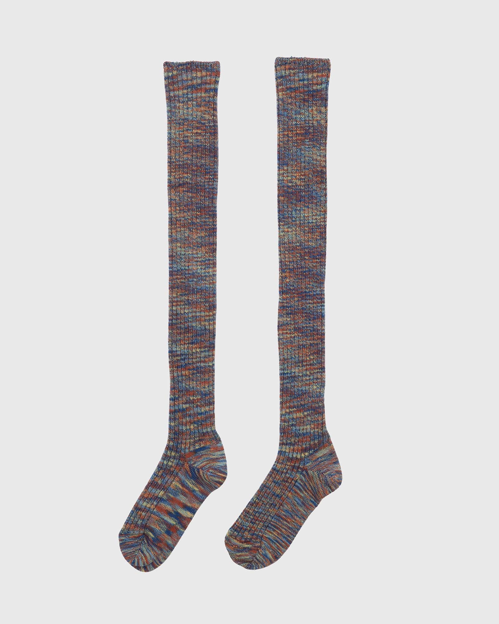 BASERANGE KNITTED TWIST OVERKNEE SOCKS