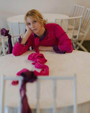 BASERANGE KNITTED VEIN LONG SLEEVE TEE