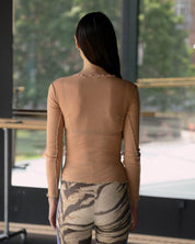 BASERANGE KNITTED VEIN LONG SLEEVE TEE