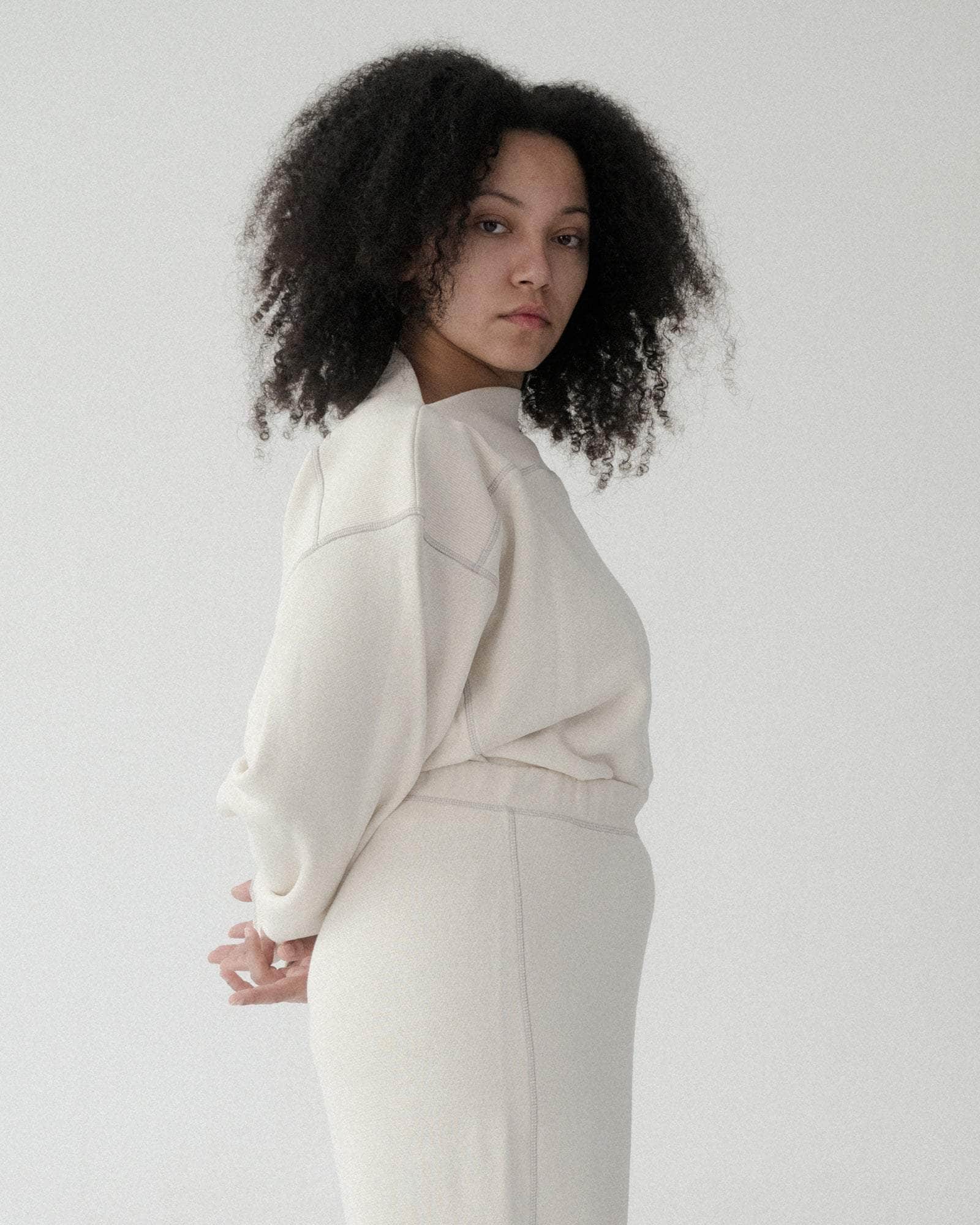 BASERANGE KNITTED WAY BOAT SWEATSHIRT