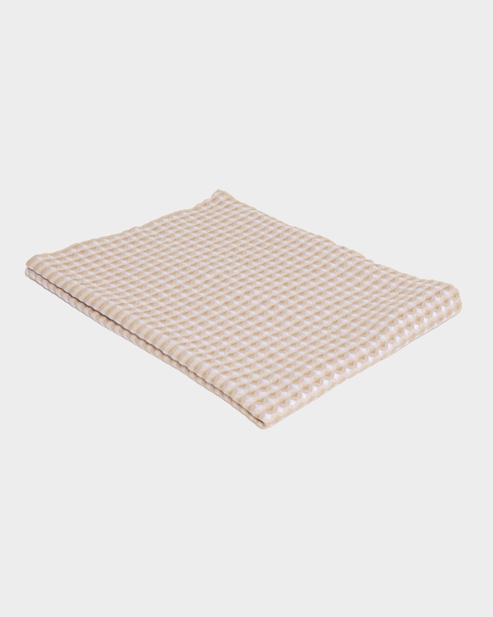 BASERANGE Living BROOM BROWN / 90x140cm Waffle Beach Towel