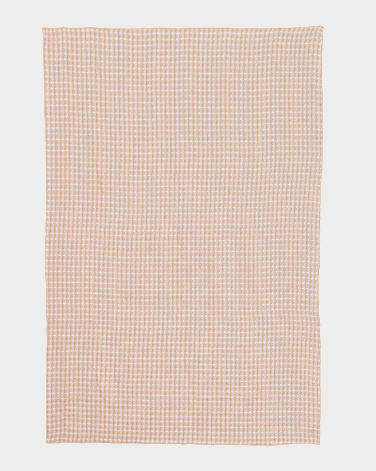 BASERANGE Living BROOM BROWN / 90x140cm Waffle Beach Towel