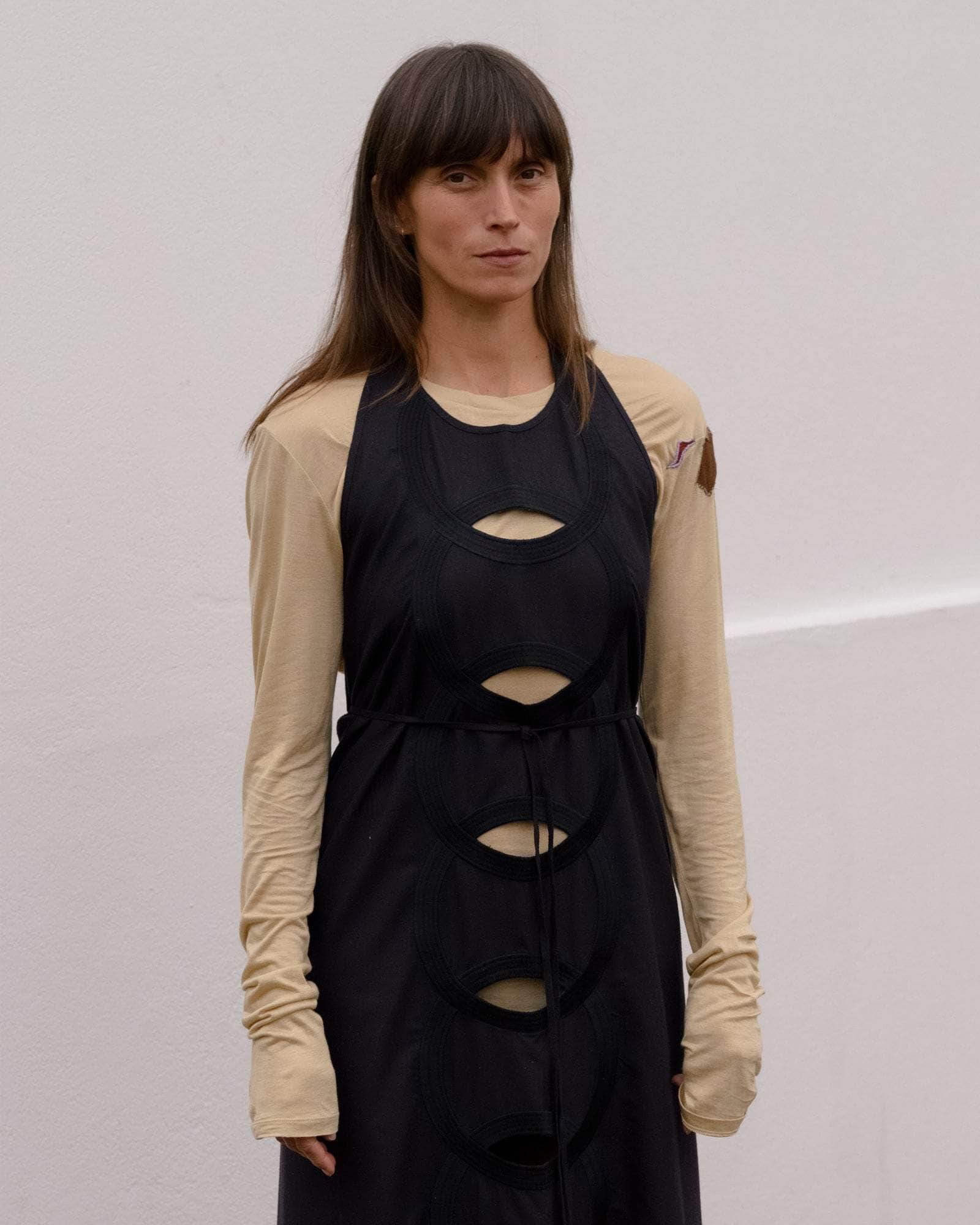 BASERANGE Long Sleeve Tees BEIGE / L Repair Long Sleeve Tee No.122