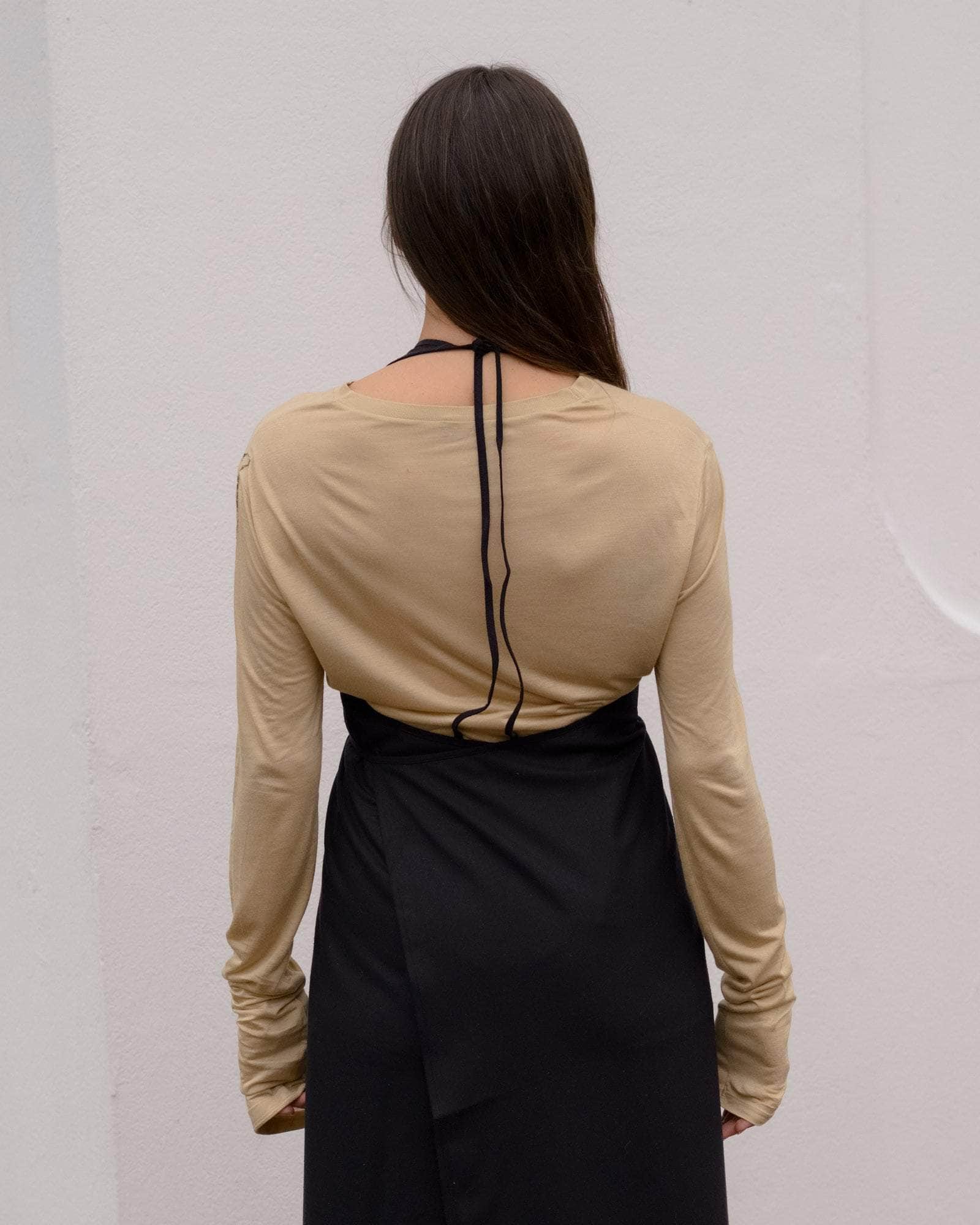 BASERANGE Long Sleeve Tees BEIGE / L Repair Long Sleeve Tee No.122