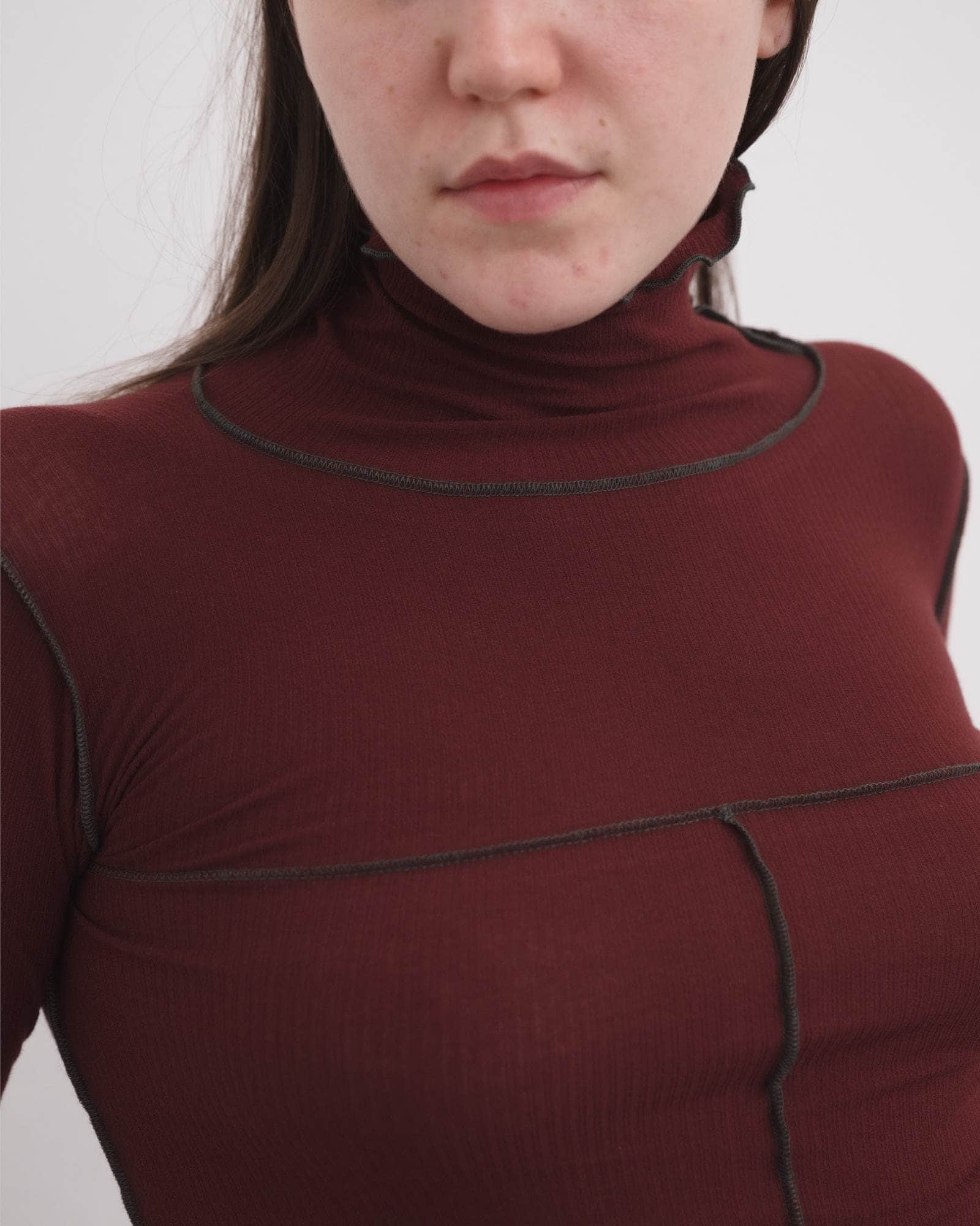 BASERANGE Long Sleeve Tees Cinder Turtleneck