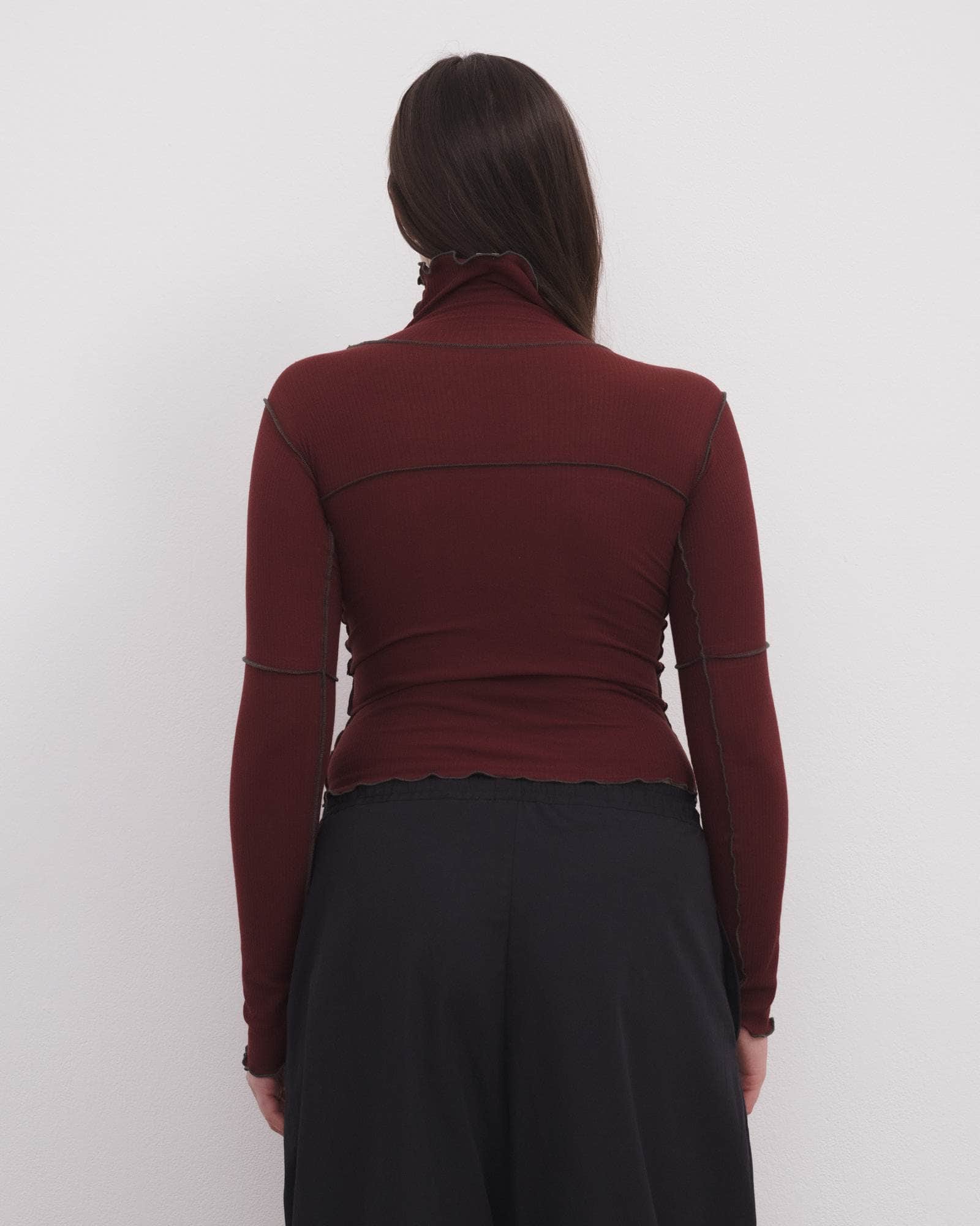 BASERANGE Long Sleeve Tees Cinder Turtleneck