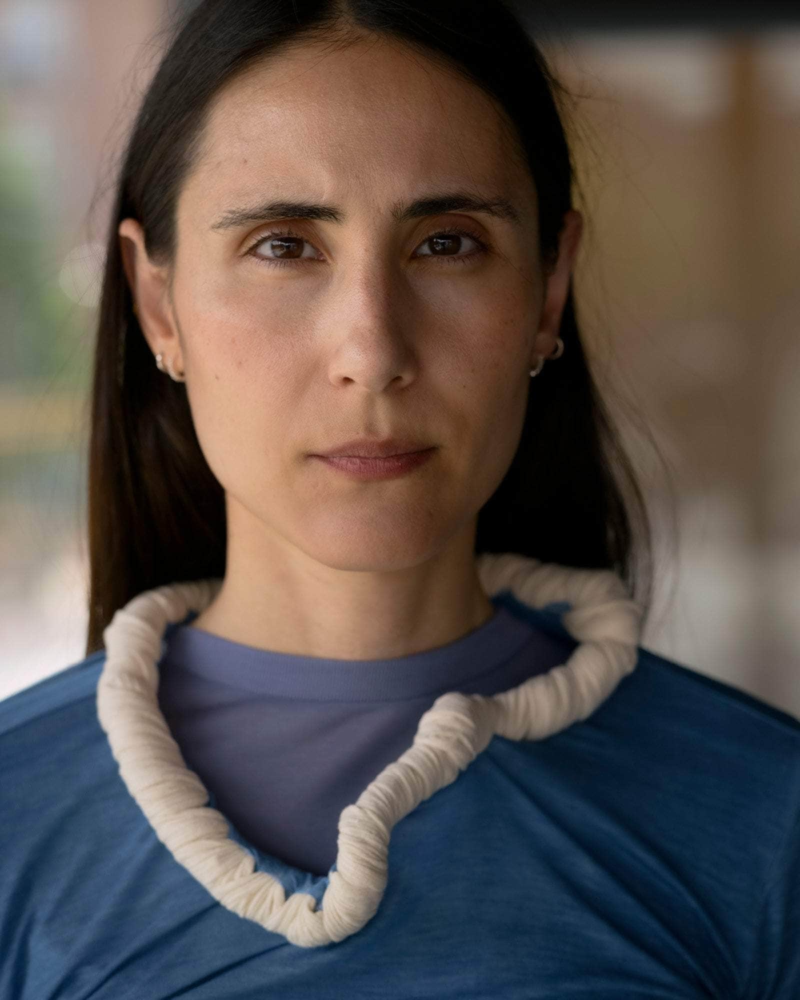 BASERANGE Long Sleeve Tees ISATIS BLUE / S Repair Long Sleeve Tee No.127