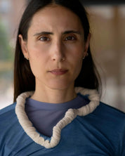 BASERANGE Long Sleeve Tees ISATIS BLUE / S Repair Long Sleeve Tee No.127