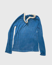 BASERANGE Long Sleeve Tees ISATIS BLUE / S Repair Long Sleeve Tee No.127