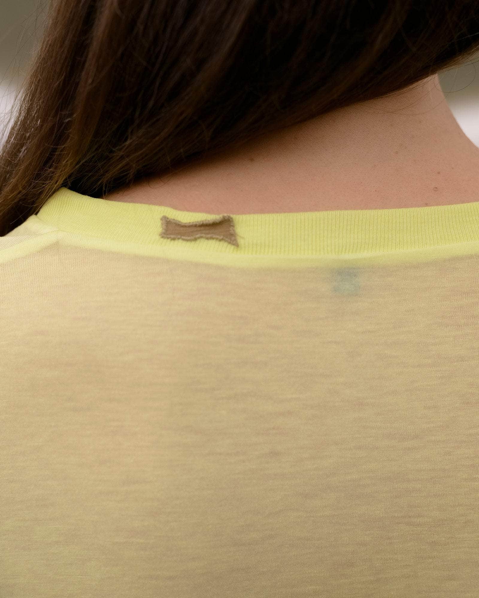 BASERANGE Long Sleeve Tees LIME / S Repair Long Sleeve Tee No.125