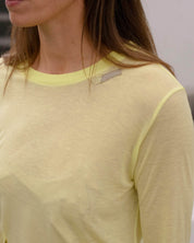 BASERANGE Long Sleeve Tees LIME / S Repair Long Sleeve Tee No.125