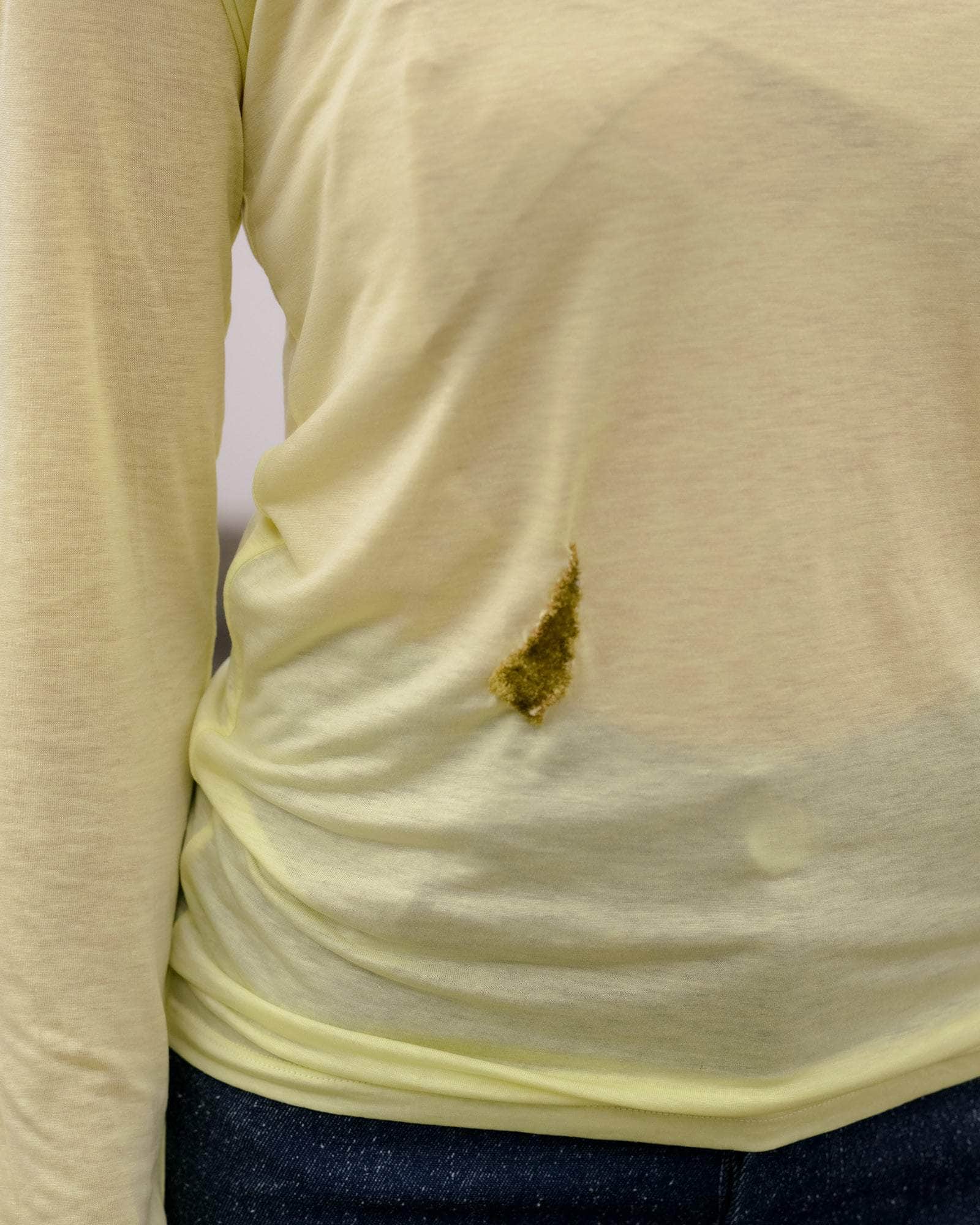 BASERANGE Long Sleeve Tees LIME / S Repair Long Sleeve Tee No.125