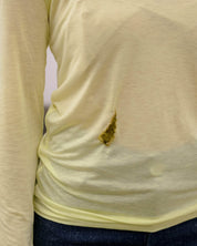 BASERANGE Long Sleeve Tees LIME / S Repair Long Sleeve Tee No.125