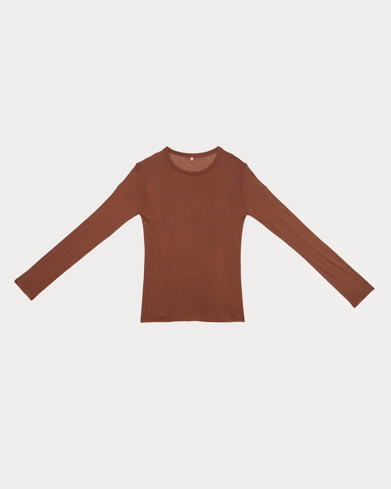 Long Sleeve Tee in Ocular | Bamboo lyocell | Baserange
