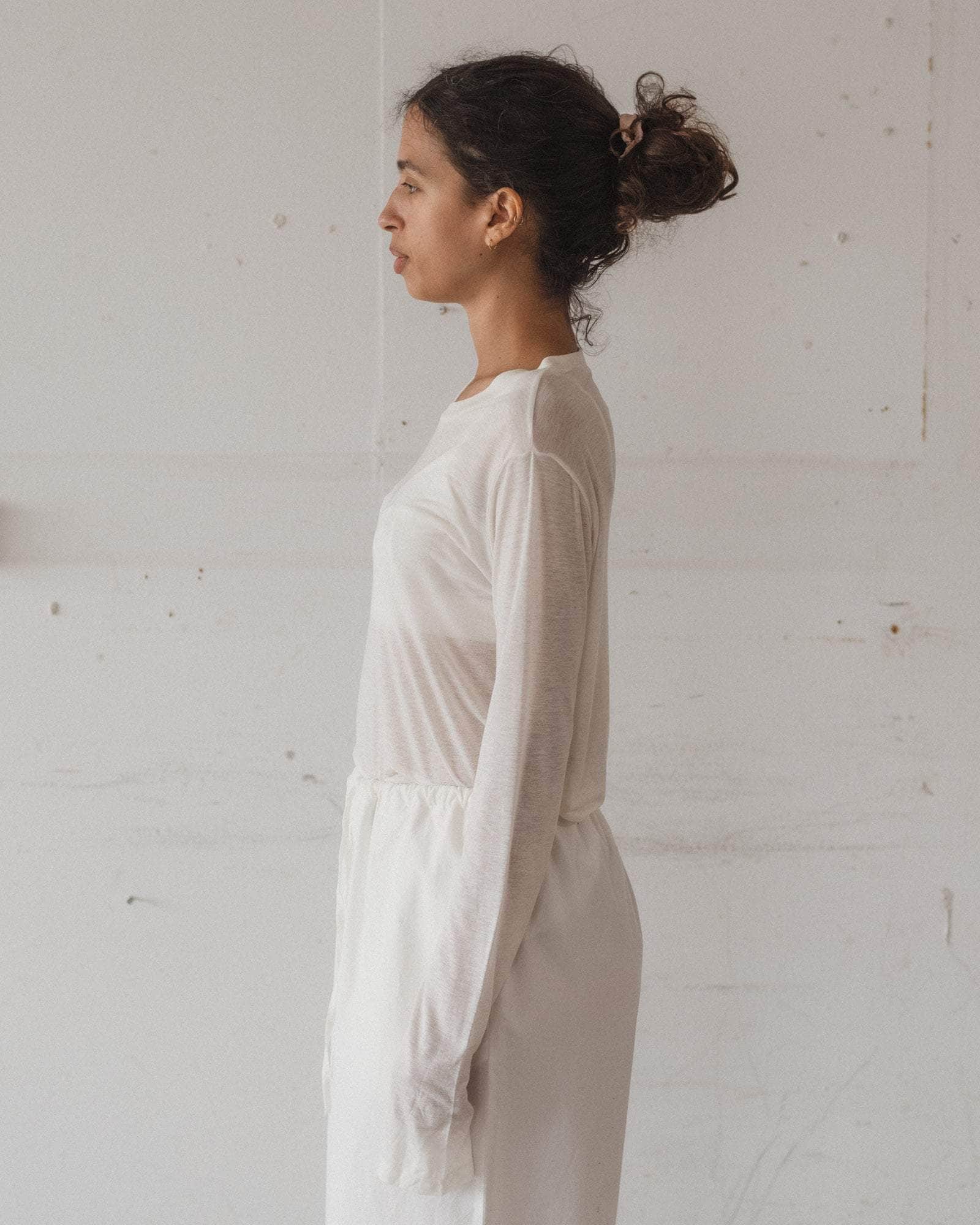 ま*︎様 baserange LONG SLEEVE TEE バンブーリヨセル Long Sleeve Tee in Undyed | Bamboo lyocell | Baserange