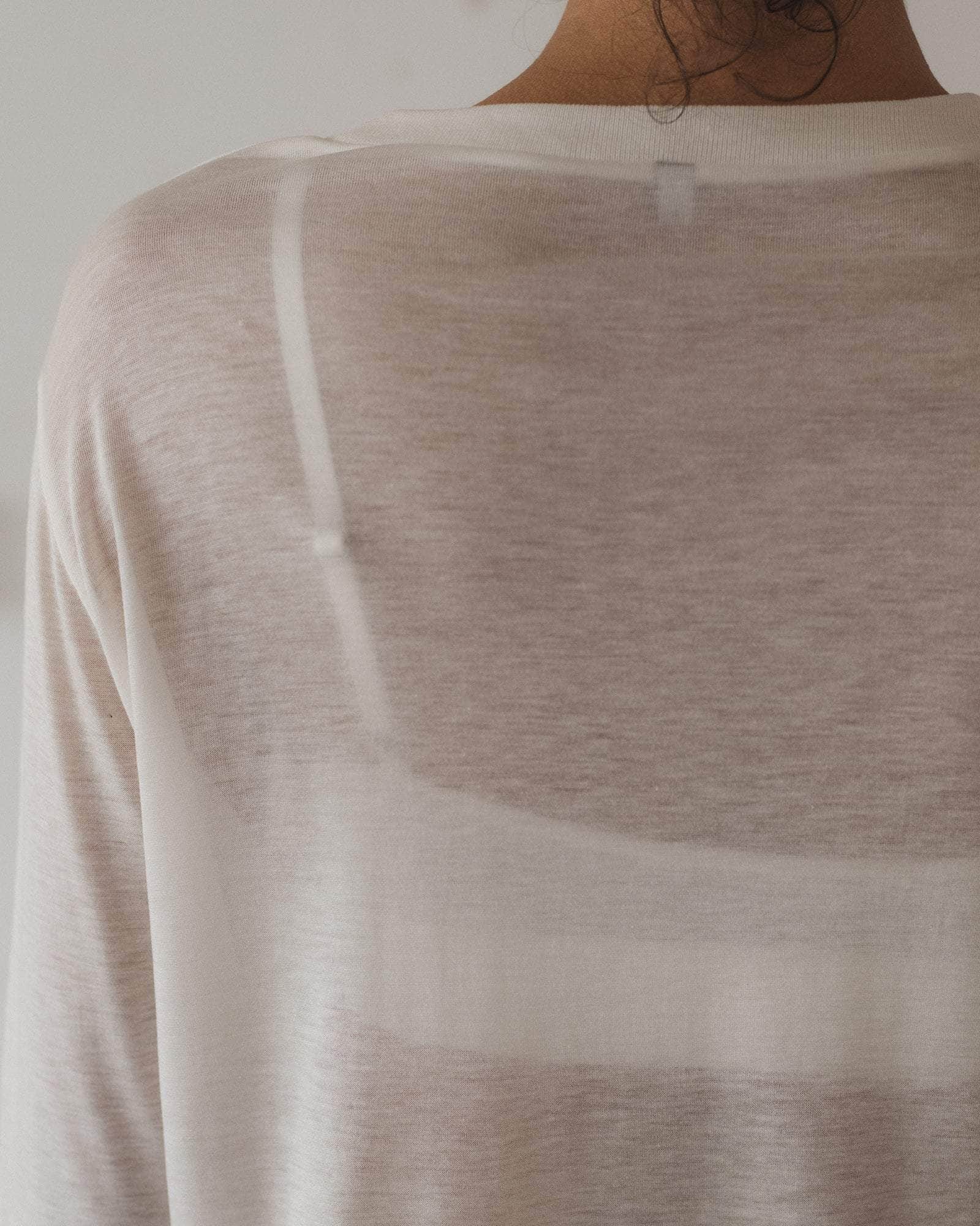 Long Sleeve Tee in Undyed | Bamboo lyocell | Baserange