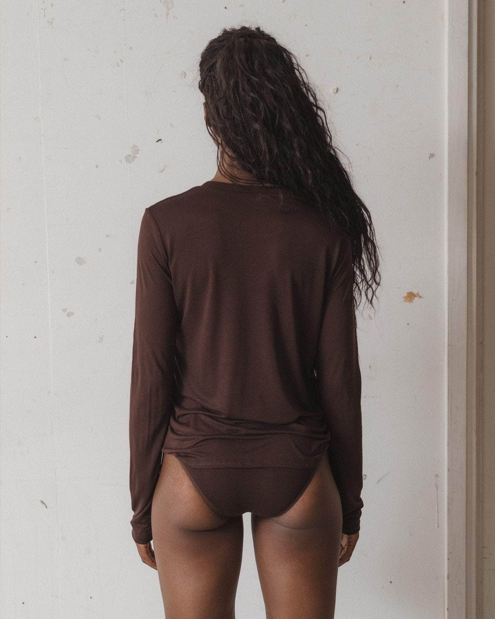 Long Sleeve Tee in Tactile | Bamboo lyocell | Baserange