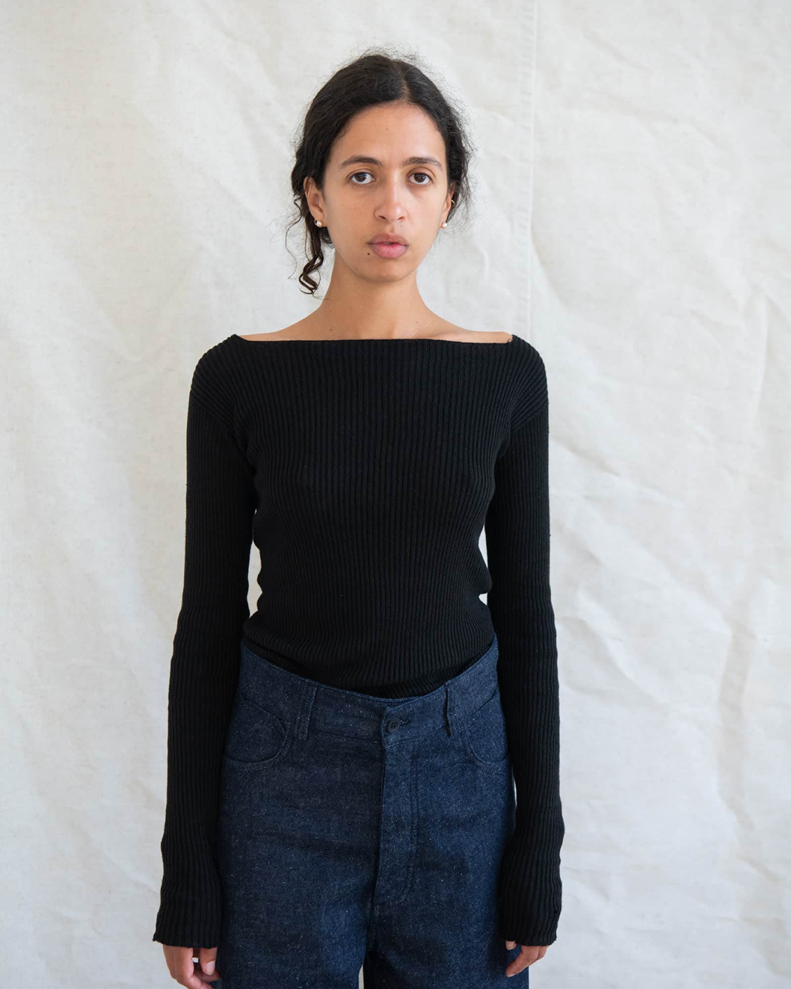 トップス baserange MARTOP Mar トップ in Undyed | 野生 シルク | Baserange