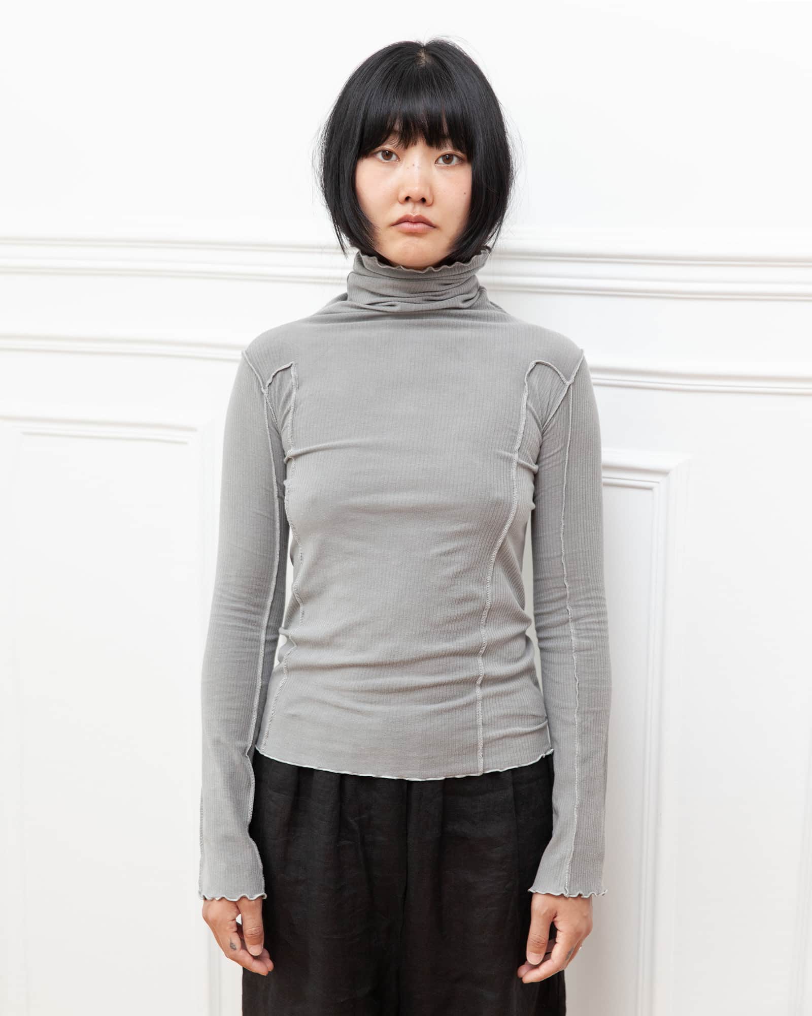 BASERANGE Long Sleeve Tees Omato Turtleneck