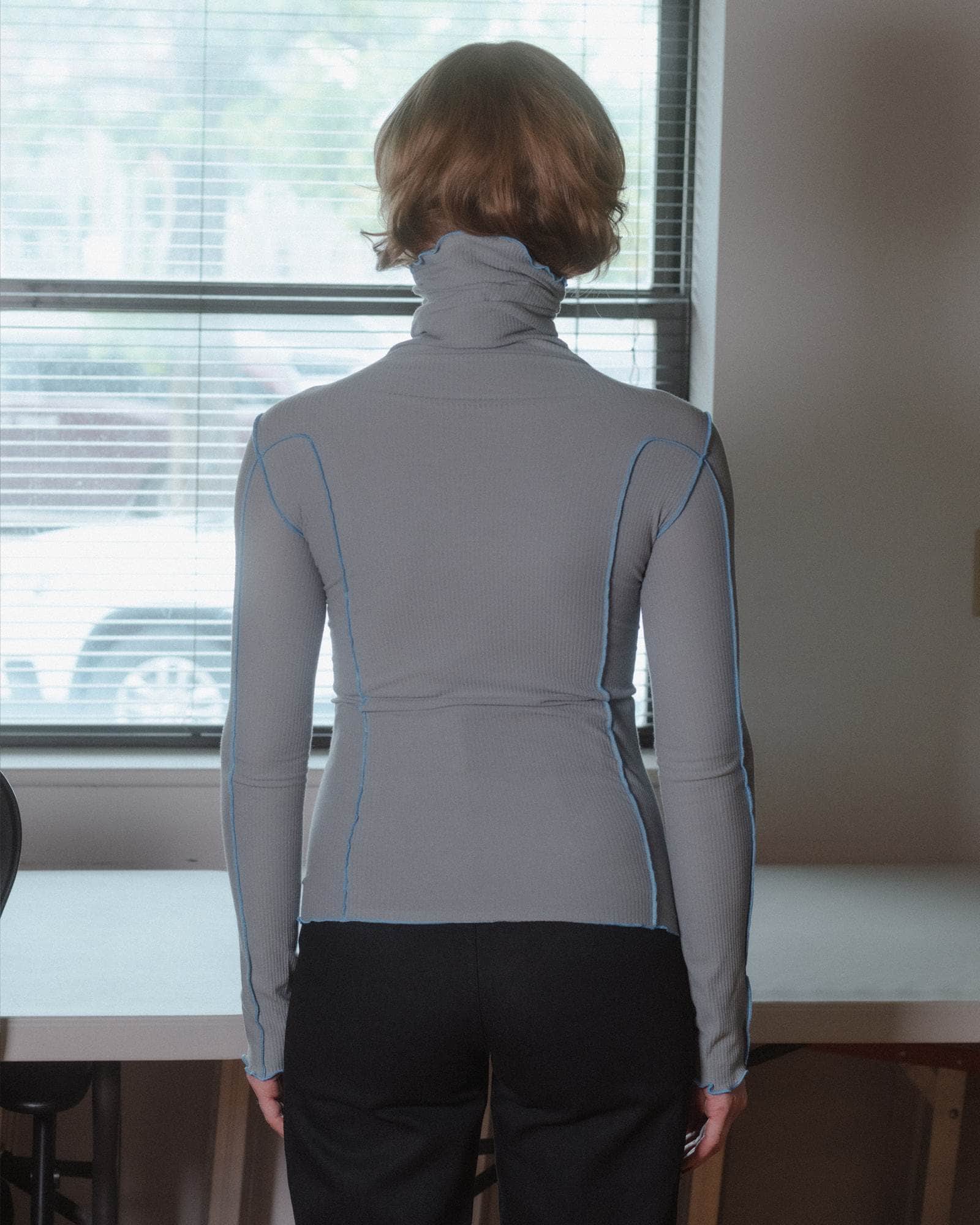 BASERANGE Long Sleeve Tees Omato Turtleneck