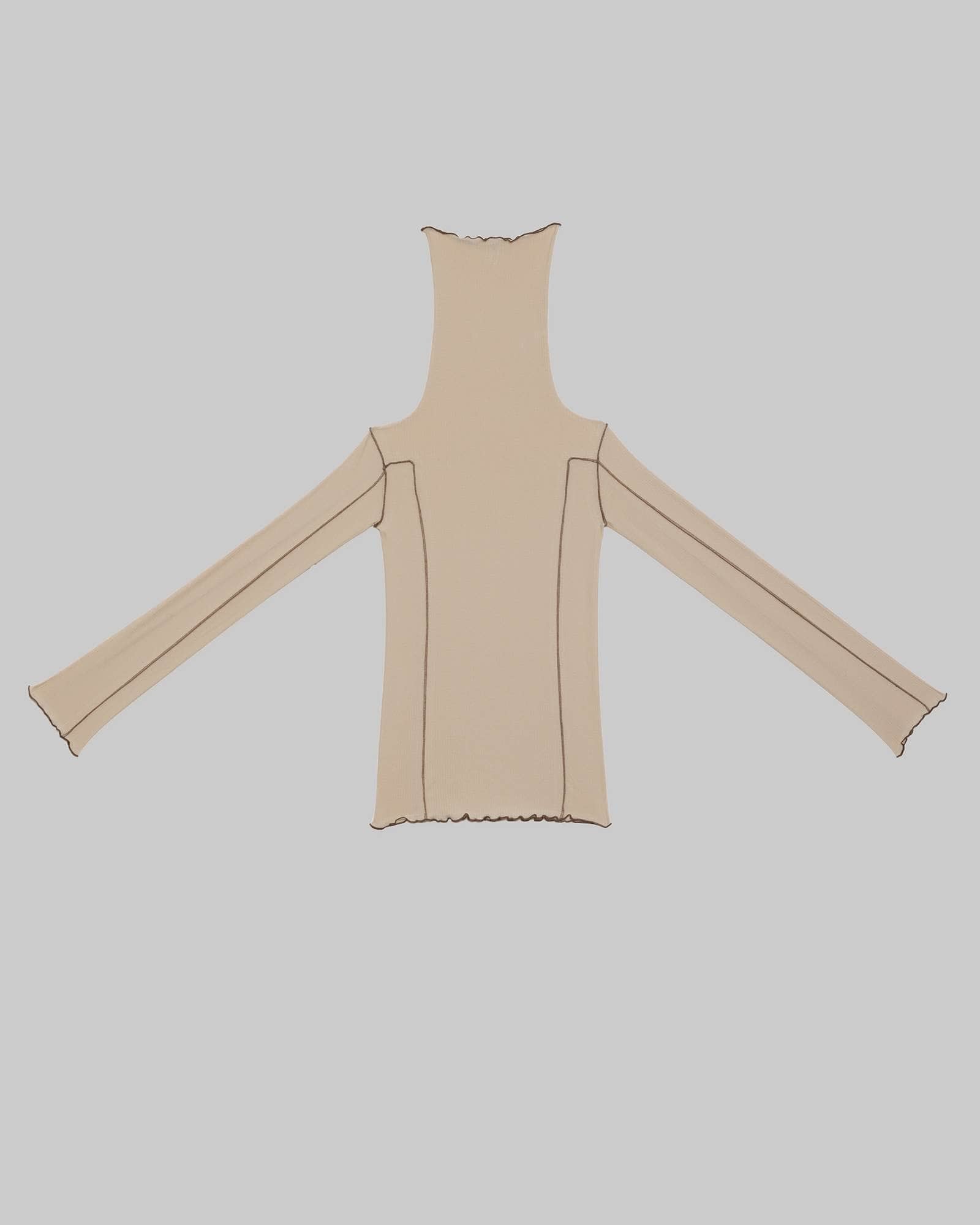BASERANGE Long Sleeve Tees Omato Turtleneck