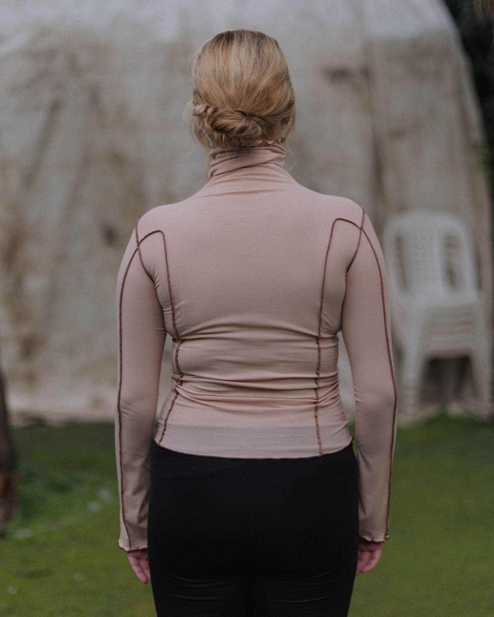 BASERANGE Long Sleeve Tees Omato Turtleneck