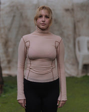 BASERANGE Long Sleeve Tees Omato Turtleneck