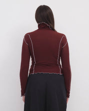 BASERANGE Long Sleeve Tees Omato Turtleneck