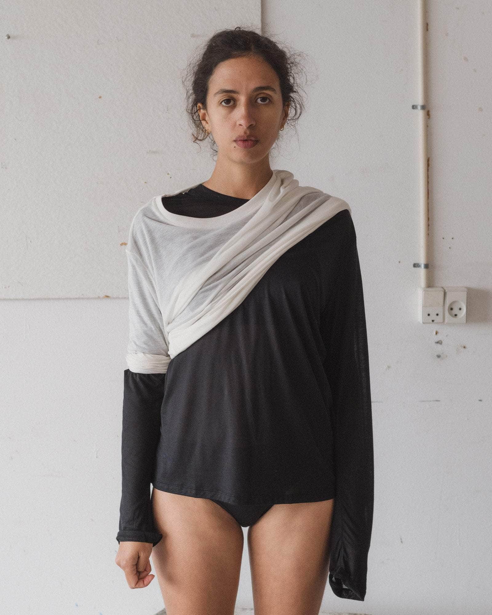 Pack - 2 Long Sleeve Tee (Black / undyed) – Baserange