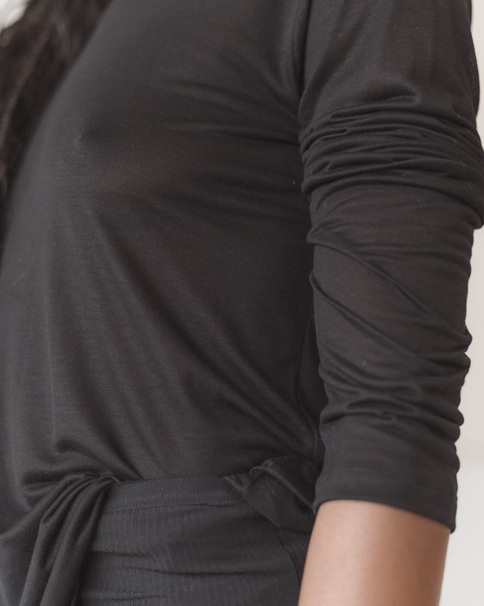 Pack - 2 Long Sleeve Tee (Black / undyed) – Baserange