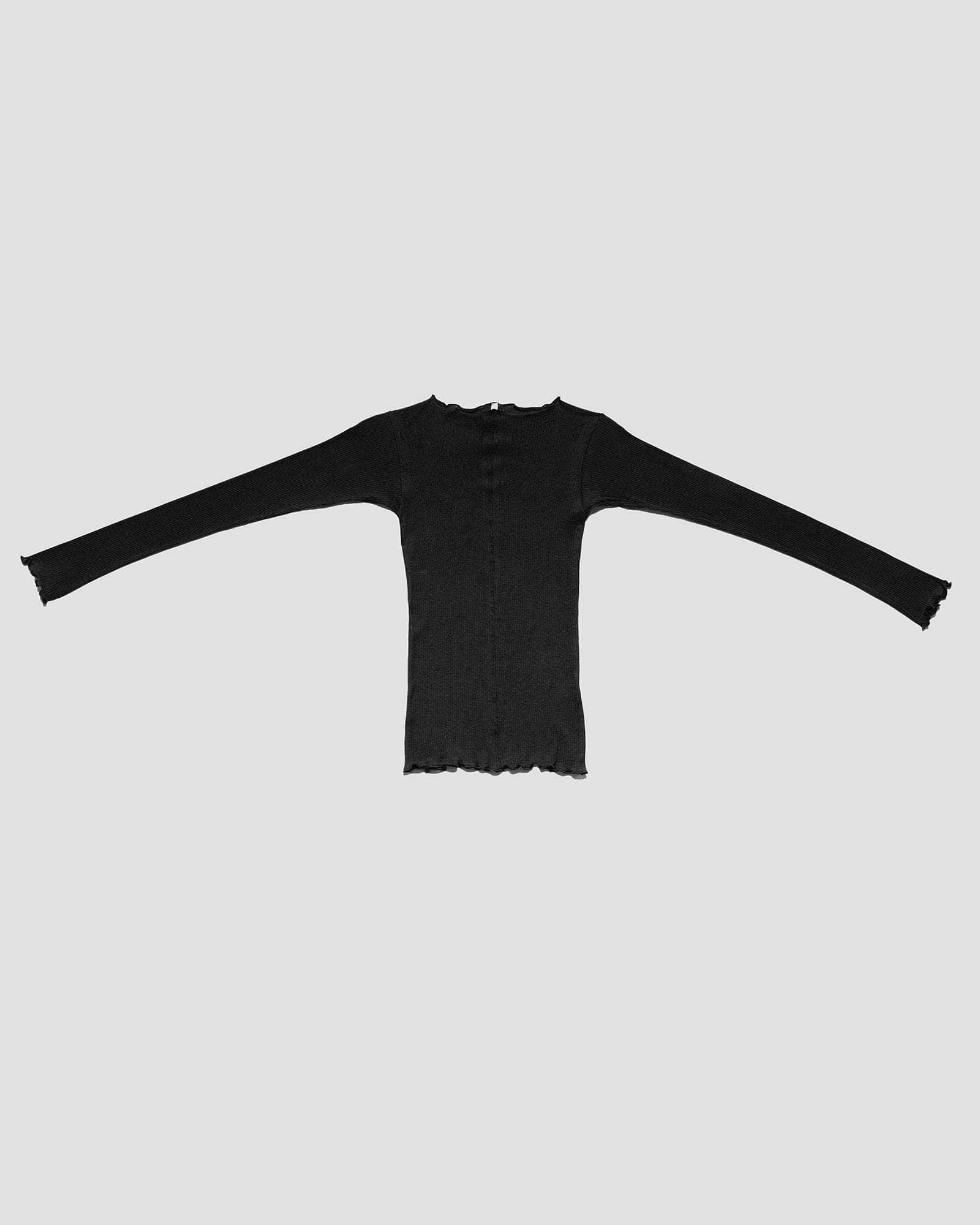 Pama ロングスリーブTシャツ in Black | ファインオーガニック