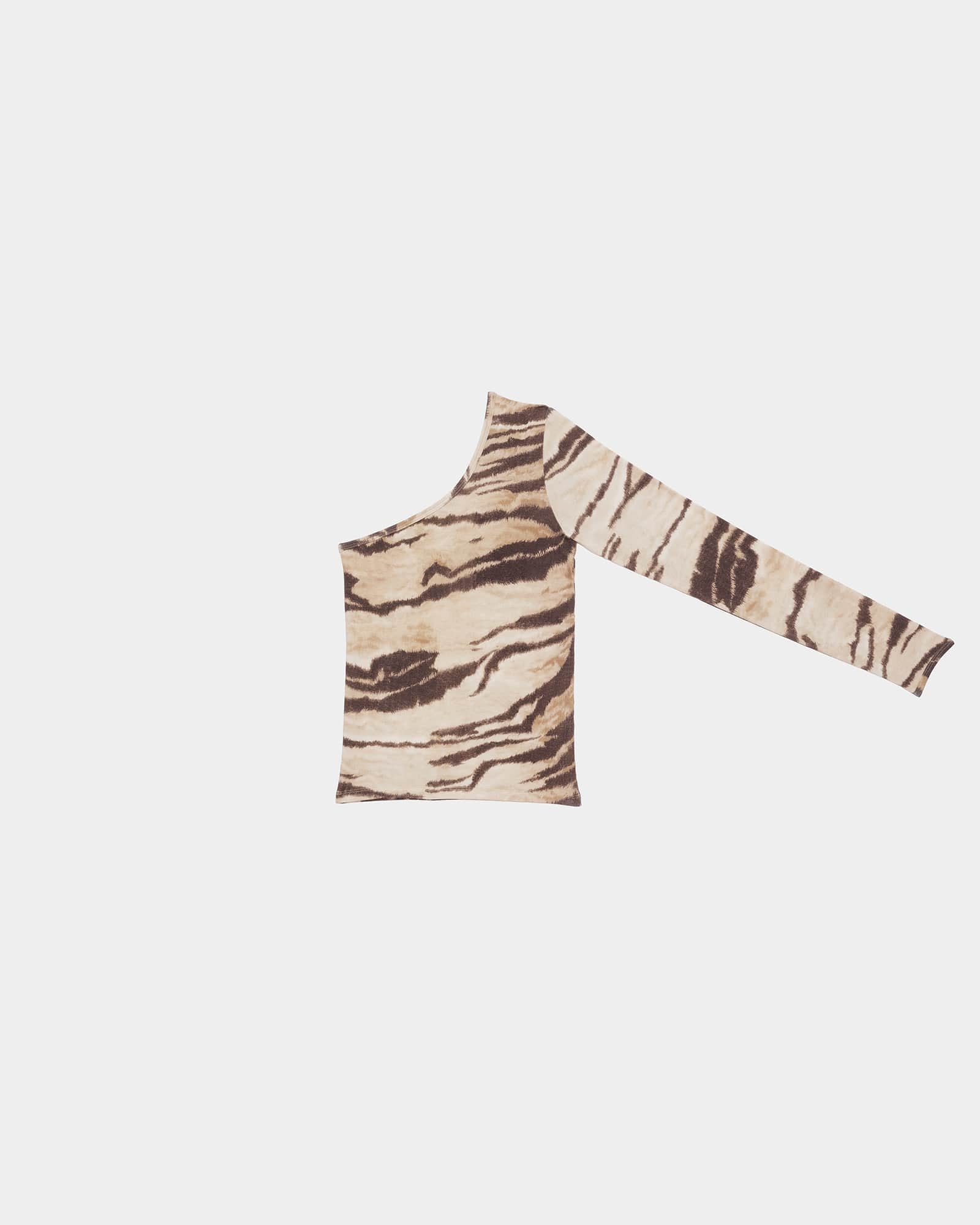 Speck Long Sleeve Tee in Tiger | Bamboo lyocell | Baserange